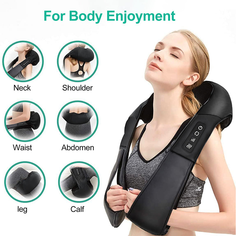 Blemia Shiatsu Heated Neck and Shoulder Massager