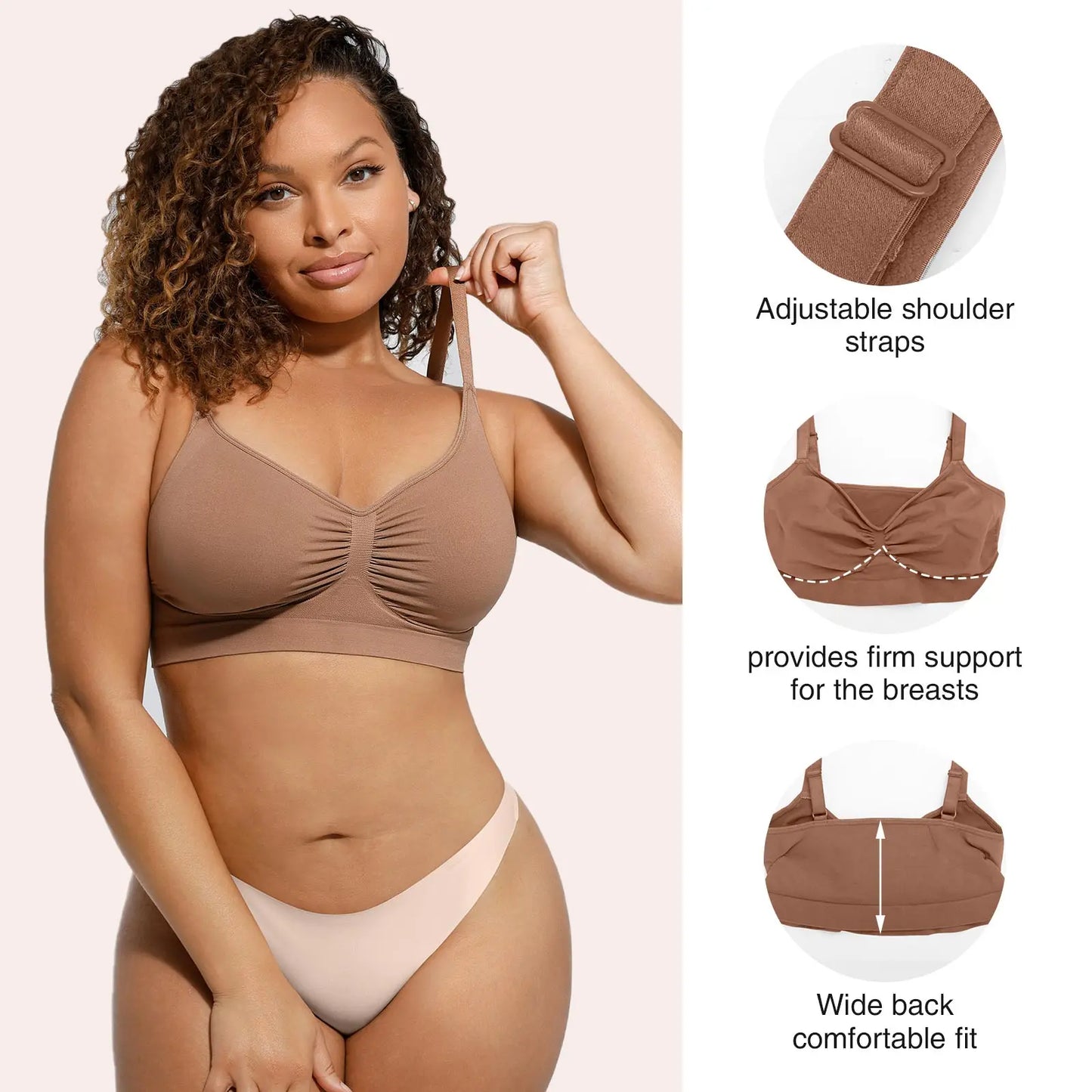 Blemia Smooth Seamless Comfort Wireless Bra